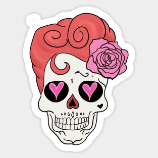 Mexican Skull Dia de los muertos Day of the dead Sticker